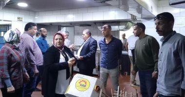 ضبط 90 كيلو لحوم ودواجن فاسدة وتحرير 7 محاضر فى حملة على المطاعم بالهرم