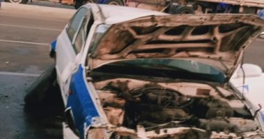 إصابة 6 أشخاص في تصادم سيارتين بطريق الإسماعيلية القاهرة الصحراوي
