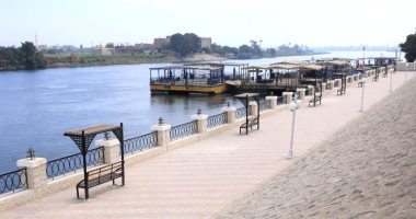 شاهد.. ممشى كورنيش المراغة بعد افتتاحه ضمن برنامج التنمية المحلية للصعيد.. صور