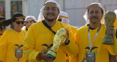 كأس العالم 2022.. توافد جماهير الإكوادور على ملعب افتتاح المونديال.. صور
