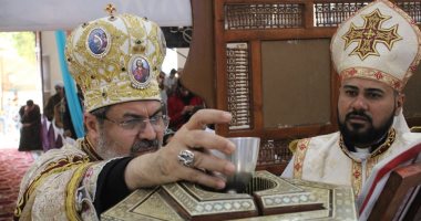 كنيسة الشهيد العظيم مارجرجس بالمخالفة تحتفل بالمناولة.. صور  