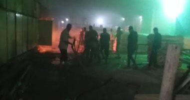 الحماية المدنية تسيطر على حريق ورشة أخشاب بالشرقية دون إصابات