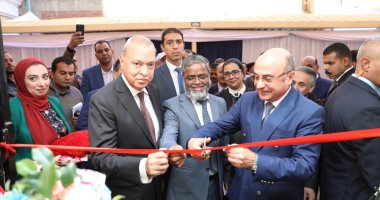 وزير العدل ومحافظ القليوبية يفتتحان محكمة الطفل النموذجية ببنها.. صور