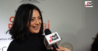 هبة عبد الغنى: حريصة على متابعة فعاليات مهرجان القاهرة السينمائى.. فيديو