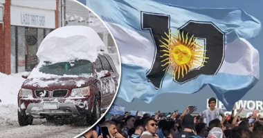 صور.. العالم هذا المساء.. بايدن يعلن حالة الطوارئ فى نيويورك بسبب العواصف الثلجية.. جماهير الأرجنتين ترفع صور مارادونا قبل مواجهة السعودية في كأس العالم.. طماطم إسبانية تزن الحبة منها كيلو جراما وبسعر 6 يوروات