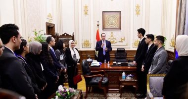 طلاب جامعة الإسكندرية فى زيارة لمجلس النواب المصرى 