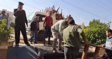 رفع 230 حالة إشغال وغلق محال مخالفة فى حملة مكبرة بحدائق الأهرام.. صور