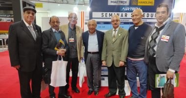 وفد نقابة المهندسين بالإسكندرية يزور 4 معارض هندسية وتكنولوجية