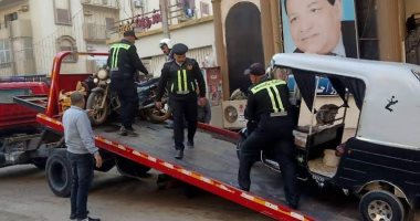 ضبط دراجات نارية بدون تراخيص فى حملة مرورية بالمنوفية‎‎