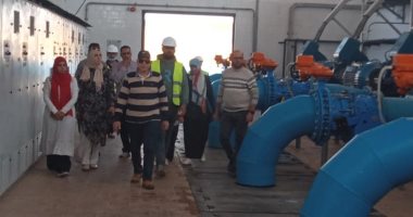 رئيس شركة مياه القليوبية يتفقد سير العمل بمحطة سرياقوس المرشحة بالخانكة