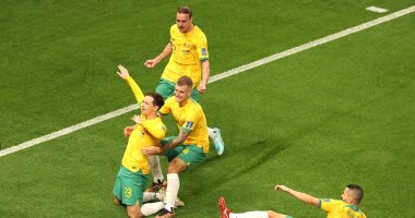 منتخب فرنسا يتقدم 2-1 على استراليا فى شوط مثير بـ كأس العالم 2022.. فيديو