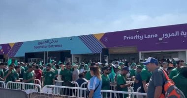 كأس العالم 2022.. بداية دخول الجماهير السعودية إلى استاد لوسيل.. فيديو