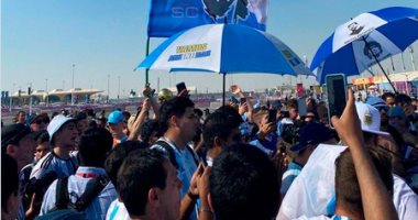 جماهير الأرجنتين تزحف نحو ملعب لوسيل لمؤازرة التانجو ضد السعودية.. فيديو