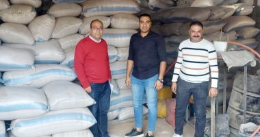 ضبط 252 طن أرز شعير فى حملة تموينية مكبرة بمركز بلقاس فى الدقهلية 