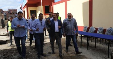 محافظ المنوفية يتفقد مشروع صرف صحى "جزى" بتكلفة 2 مليار و300 مليون جنيه