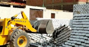 إزالة تعديات على مساحة 3530 مترا مربعا فى أسوان.. صور