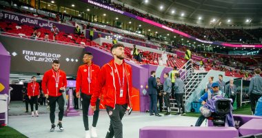 بلجيكا ضد كندا.. وصول الفريقين الى ملعب المباراة في كأس العالم 2022.. صور