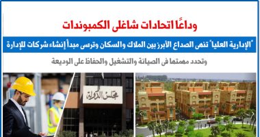 مبدأ قضائى بإنشاء شركات لإدارة الكمبوندات بدلا من اتحاد الشاغلين.. عن برلماني