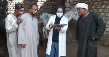 تحصين 8172 رأس ماشية فى 5 أيام من أبقار وجاموس وأغنام وماعز.. صور