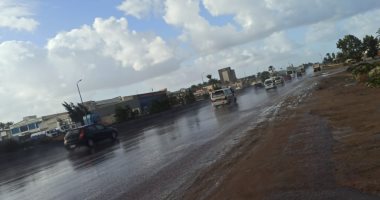 نوة "باقى المكنسة".. أمطار متوسطة بالعجمى غرب الإسكندرية 