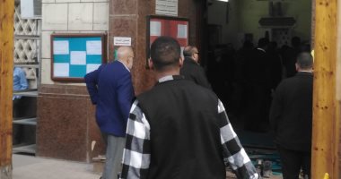 تشييع جثمان وجيه الليثى بحضور نجل شقيقه عمرو الليثي وجمال سليمان 