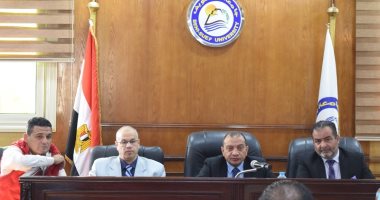 رئيس جامعة بنى سويف: نقف على مسافة واحدة من كل المرشحين لانتخابات الاتحادات الطلابية