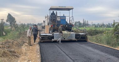 زراعة أشجار ورصف طرق وحملات نظافة وأعمال تطوير وإنشاء محاور جديدة بكفر الشيخ