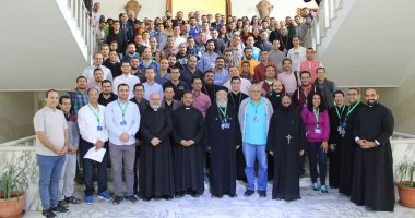 كليات اللاهوت للأقباط الأرثوذكس بالمعادى تشارك فى لقاء رياضى
