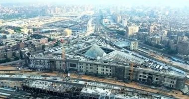المشروع العملاق.. شاهد محطة بشتيل الجديدة للقطارات بالجيزة