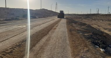 انطلاق العمل بثانى مراحل توسعة وتطوير الطريق الدولى الساحلى المار بالعريش