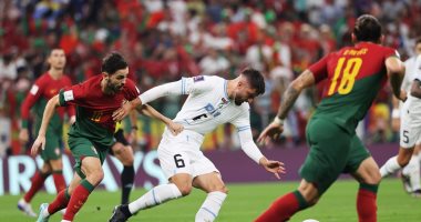 شوط سلبى بين البرتغال وأوروجواي فى كأس العالم 2022.. صور