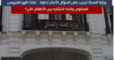 الصحة تجيب على السؤال الأكثر تداولا.. لماذا ظهر الفيروس المخلوى وازداد انتشاره بين الأطفال؟
