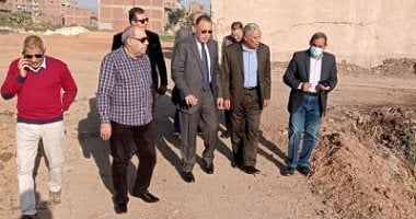 محافظ الشرقية يتفقد أعمال رصف وتوسعة طريق دائرى منيا القمح