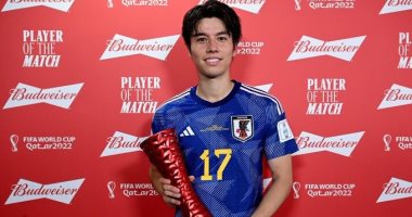 كأس العالم قطر 2022.. تاناكا يحصد جائزة أفضل لاعب فى مباراة اليابان وإسبانيا