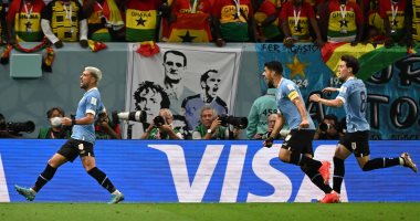 أوروجواى تتفوق على غانا بثنائية فى الشوط الأول بكأس العالم.. فيديو