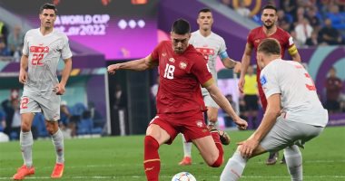 كأس العالم 2022.. سويسرا تتعادل مع صربيا 2 - 2 فى شوط أول مثير "فيديو"