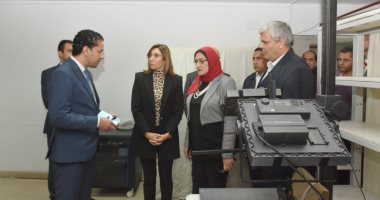 نيفين الكيلانى تزور دار الكتب والوثائق وتوجه بجرد وتوثيق كل المقتنيات