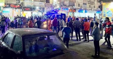 إصابة 6 أشخاص صدمهم مينى باص فى عزبة النخل.. صور
