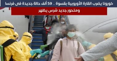 كورونا يضرب أوروبا بقسوة.. 59 ألف حالة جديدة فى فرنسا ومتحور جديد شرس يظهر