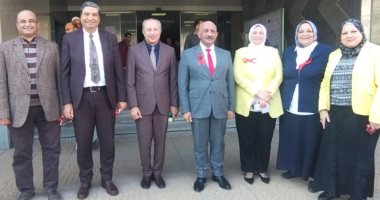 افتتاح أعمال مؤتمر اليوم العلمى لمرض الإيدز لقسم المتوطنة بكلية طب الزقازيق