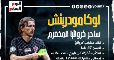 لوكا مودريتش.. ساحر كرواتيا المخضرم يحمل آمال الجماهير لتخطى اليابان "إنفو"