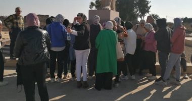 تنظيم رحلات لطلاب المدارس إلى تل بسطا بمناسبة احتفالات مسار العائلة المقدسة