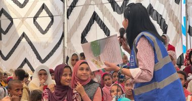 سماح أبو بكر عزت عن أطفال المنيا: لديهم وعى بكل إنجازات حياة كريمة ..صور