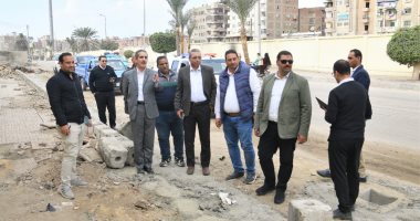 محافظ الغربية يتفقد مشروعات الرصف والتطوير بطنطا