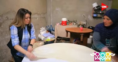 شريهان أبو الحسن تشارك فى إعداد "فطيرة بلدى" ببرنامج "راجل و2 ستات"