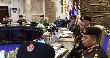 الرئيس السيسى للطلاب الجدد: كل التوفيق والنجاح لنيل شرف الالتحاق بالمؤسسة العسكرية.. صور