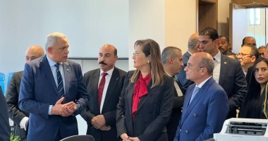 وزيرة التخطيط تفتتح مركز خدمات مصر بأسوان 