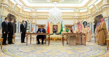 خادم الحرمين الشريفين والرئيس الصينى يوقعان اتفاقية شراكة استراتيجية.. صور