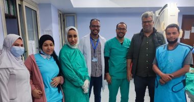 فريق طبى بمستشفى قنا العام ينجح فى إجراء قسطرة مخية لعجوز 70 عاما