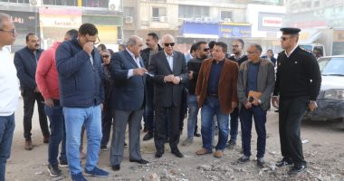 محافظ الجيزة يتفقد نسب تنفيذ تغطية ترعة المريوطية بين قطاعات الهرم وفيصل